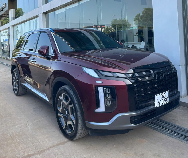 Palisade Prestige 6 ghế Đỏ lấy biển tạm cho khách về Đaklak